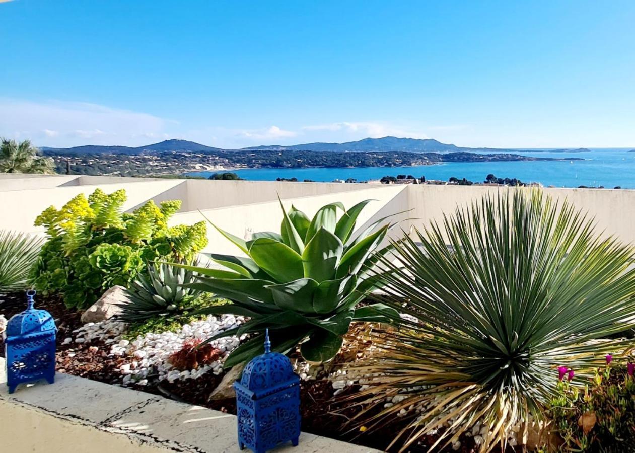 Vue Mer Panoramique - Grande Terrasse Et Piscine Bandol Exterior foto